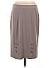 Intuitions Solid Gray Formal Skirt Size 4 - photo 2