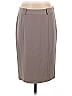 Intuitions Solid Gray Formal Skirt Size 4 - photo 1