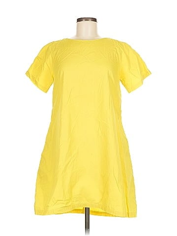 Osman Yousefzada Collective Yellow T-Shirt Dress (view 1)
