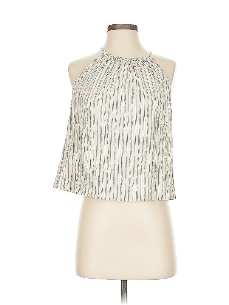 MADEWELL Pre-owned Sleeveless Blouse In Silver
