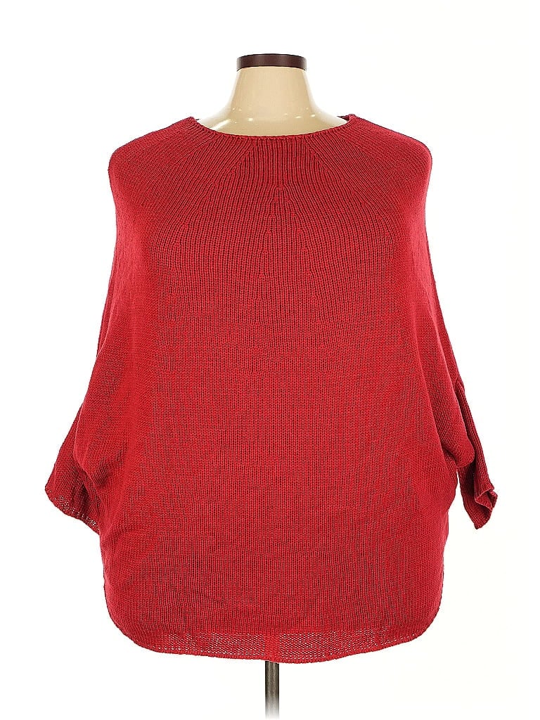 Pre-owned Unbranded Poncho In Red