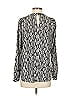 MICHAEL Michael Kors Silver Long Sleeve Blouse Size XS - photo 2