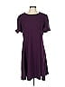 DKNY Solid Purple Casual Dress Size L (estimated) - photo 1