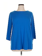 Susan Graver 3/4 Sleeve Top
