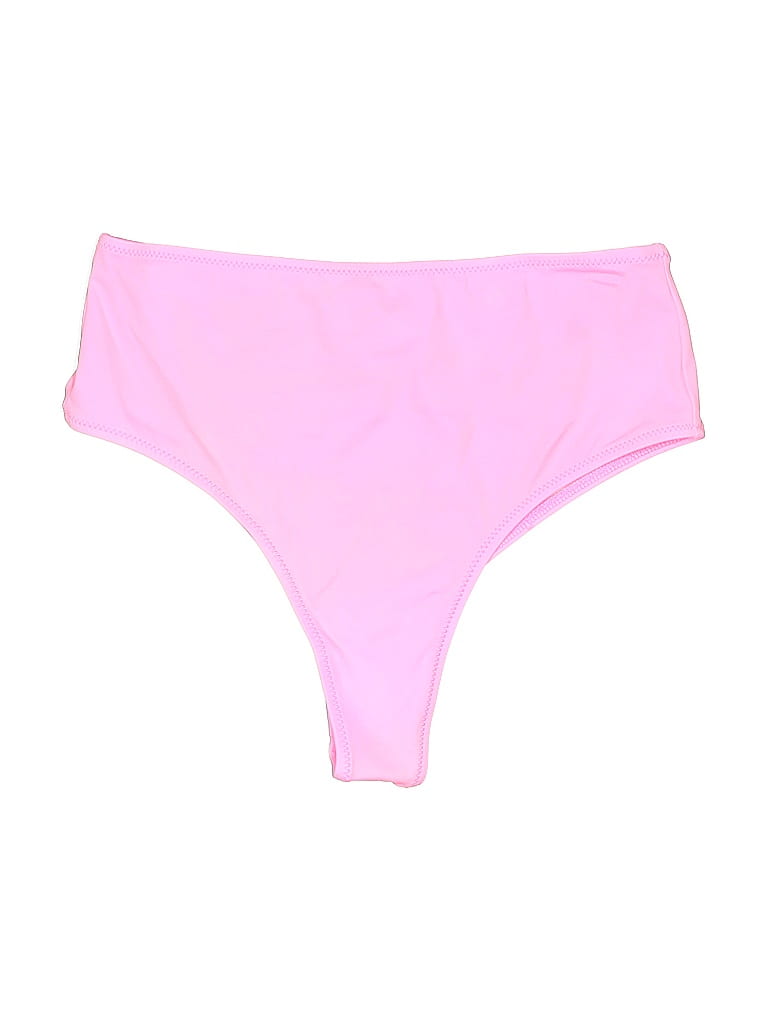 Click to view more detailed imagery on our partner's website Pre-owned Solid & Striped Swimsuit Bottoms In Pink