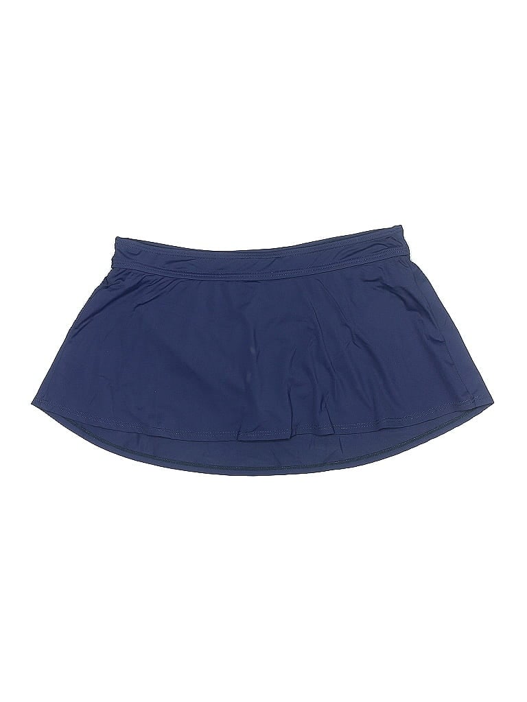 Pre-owned Anne Cole Signature Swimsuit Bottoms In Blue