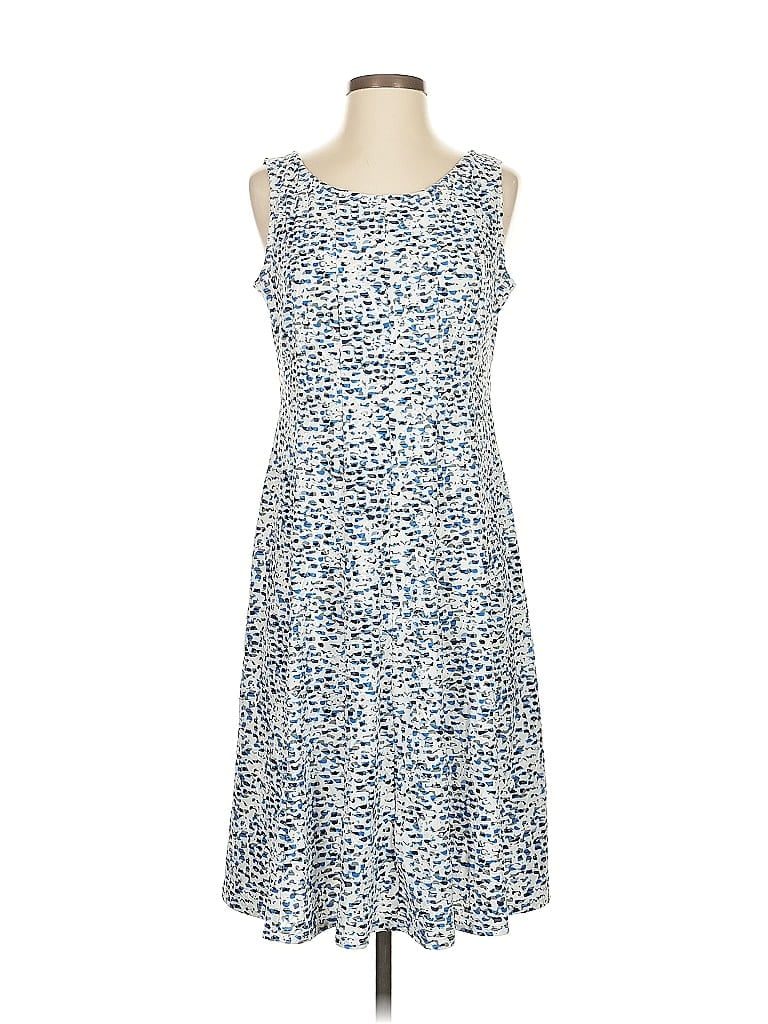 Pre-owned Perceptions Casual Dress In Blue