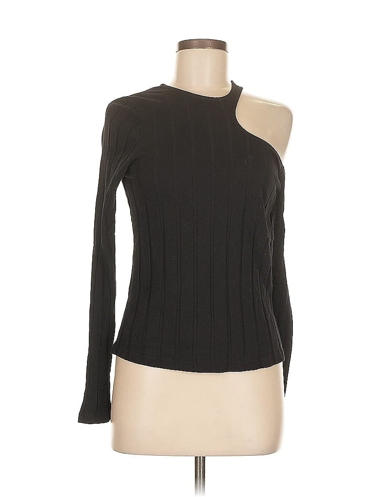 Monrow Black Long Sleeve Top Size M - photo 1