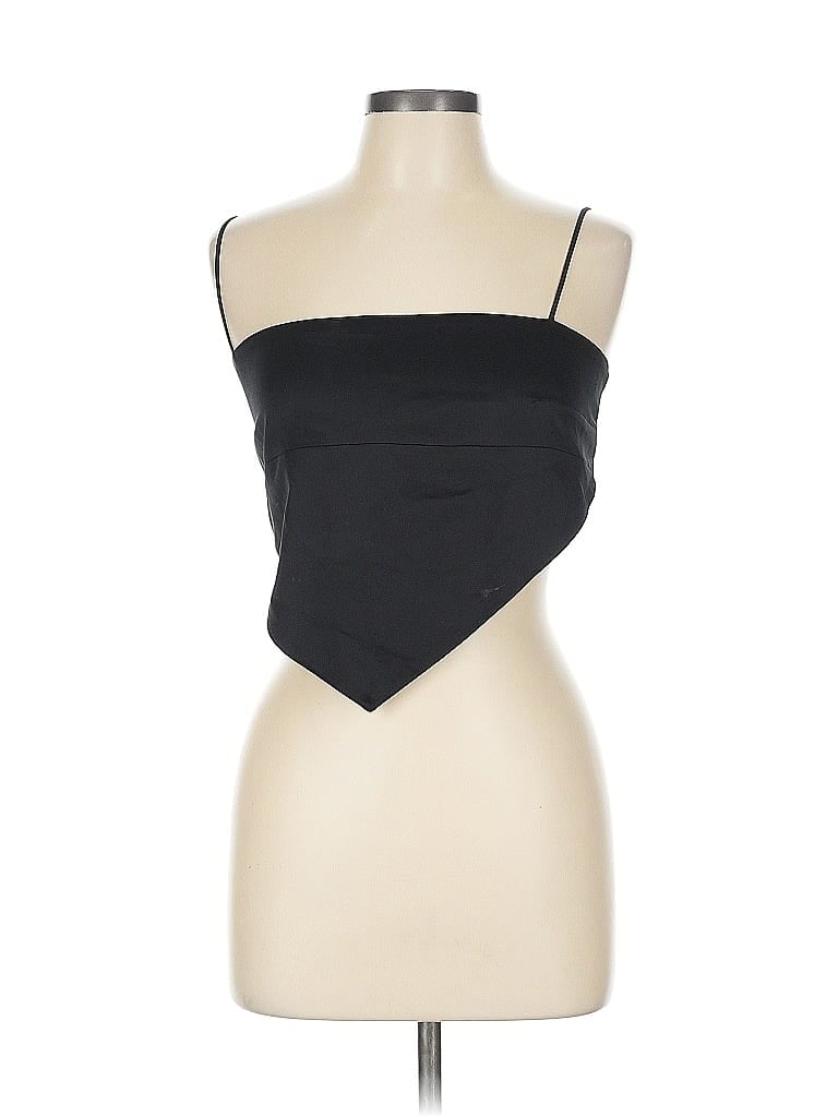 Pre-owned Danielle Bernstein Sleeveless Blouse In Black