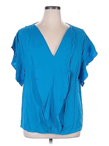 Escada Short Sleeve Silk Top (view 1)