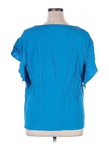 Escada Short Sleeve Silk Top (view 2)