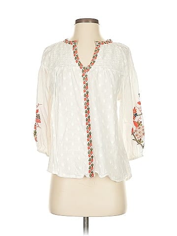 Solitaire 3/4 Sleeve Blouse (view 1)