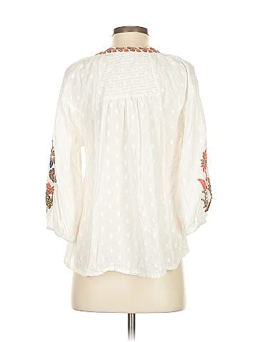 Solitaire 3/4 Sleeve Blouse (view 2)