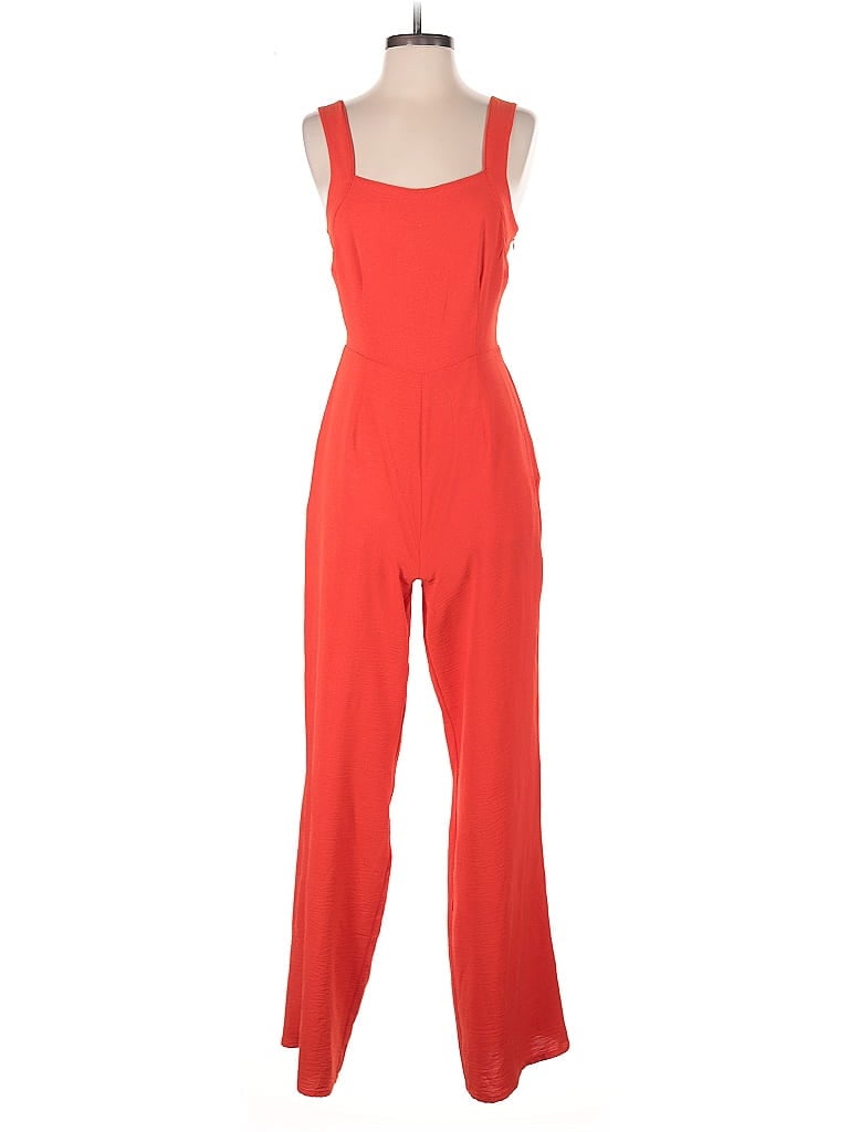 Pre-owned Rachel Zoe Tjx Jumpsuit In Red