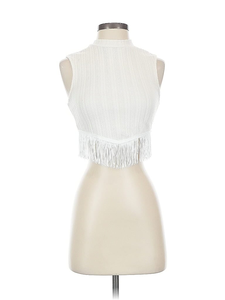 ASSORTED BRANDS Pre-owned Sleeveless Blouse In White