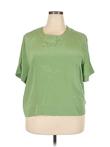 MM. LaFleur Short Sleeve Silk Top (view 1)