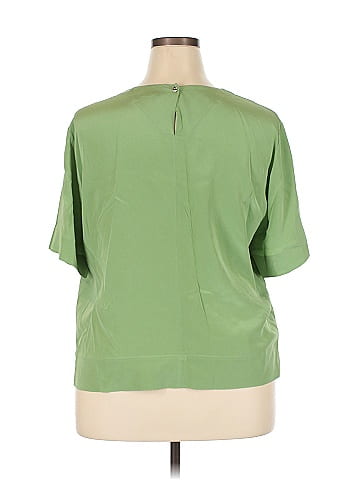 MM. LaFleur Short Sleeve Silk Top (view 2)