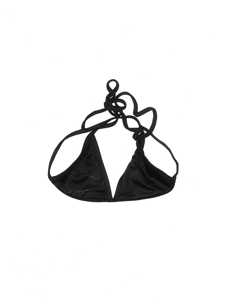 Pre-owned Fashion Nova Swimsuit Top Black Swimwear