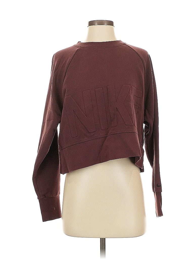 Pre-owned Nike Sweatshirt In Brown