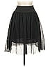 BCX 100% Polyester Polka Dots Black Casual Skirt Size XS - photo 1