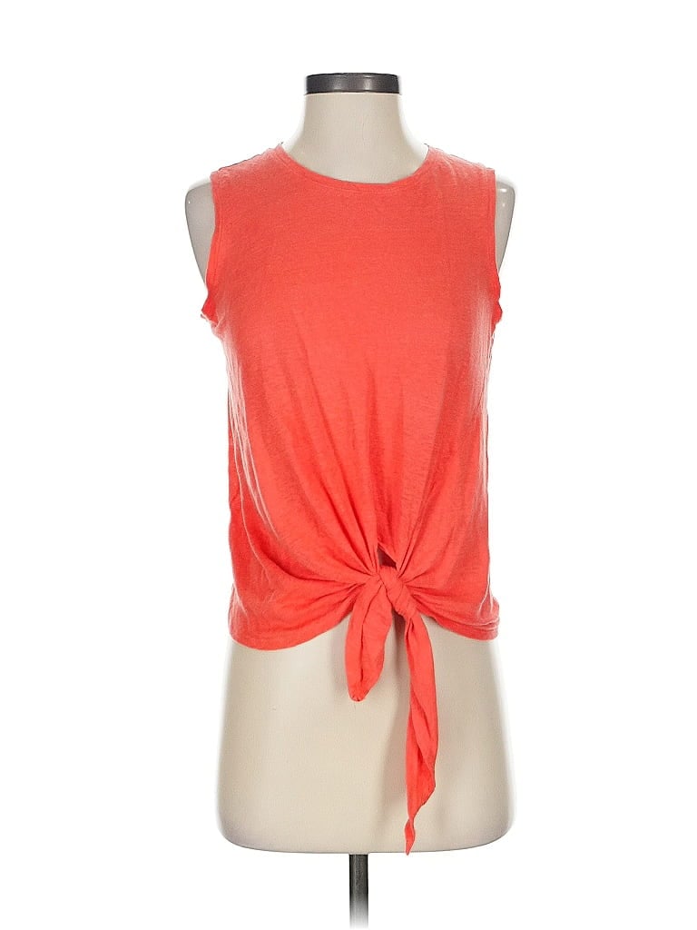 Pre-owned Banana Republic Sleeveless T-shirt In Orange