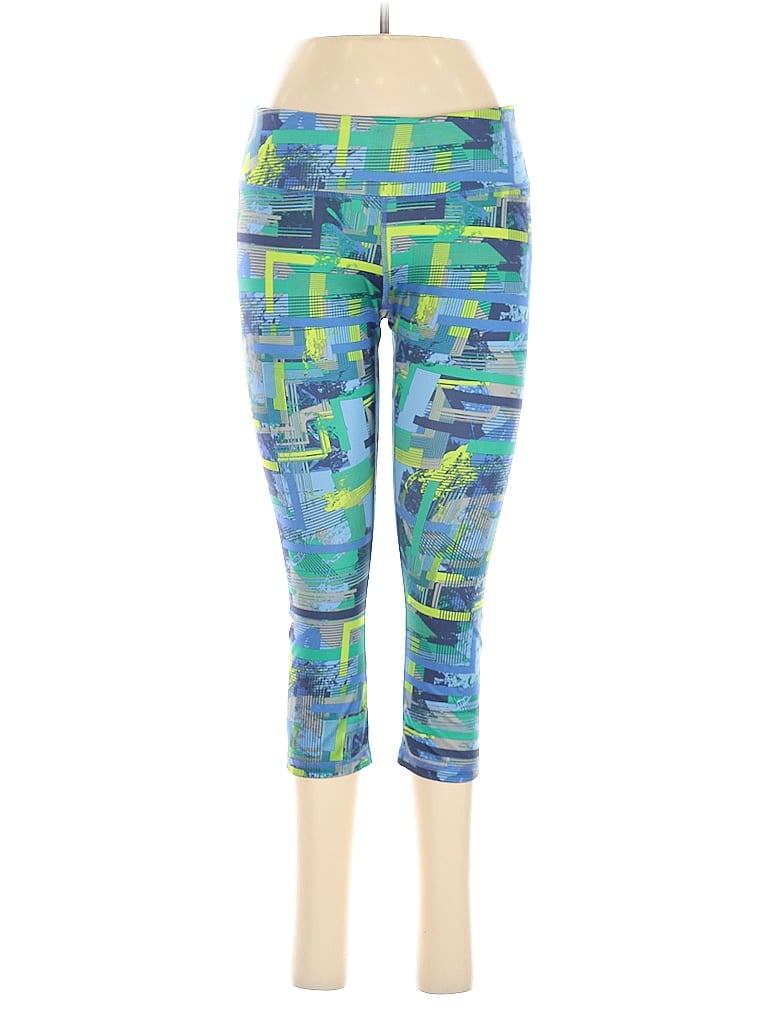 Pre-owned Reebok Active Pants In Blue