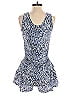 Splendid 100% Rayon Tweed Blue Romper Size XS - photo 2