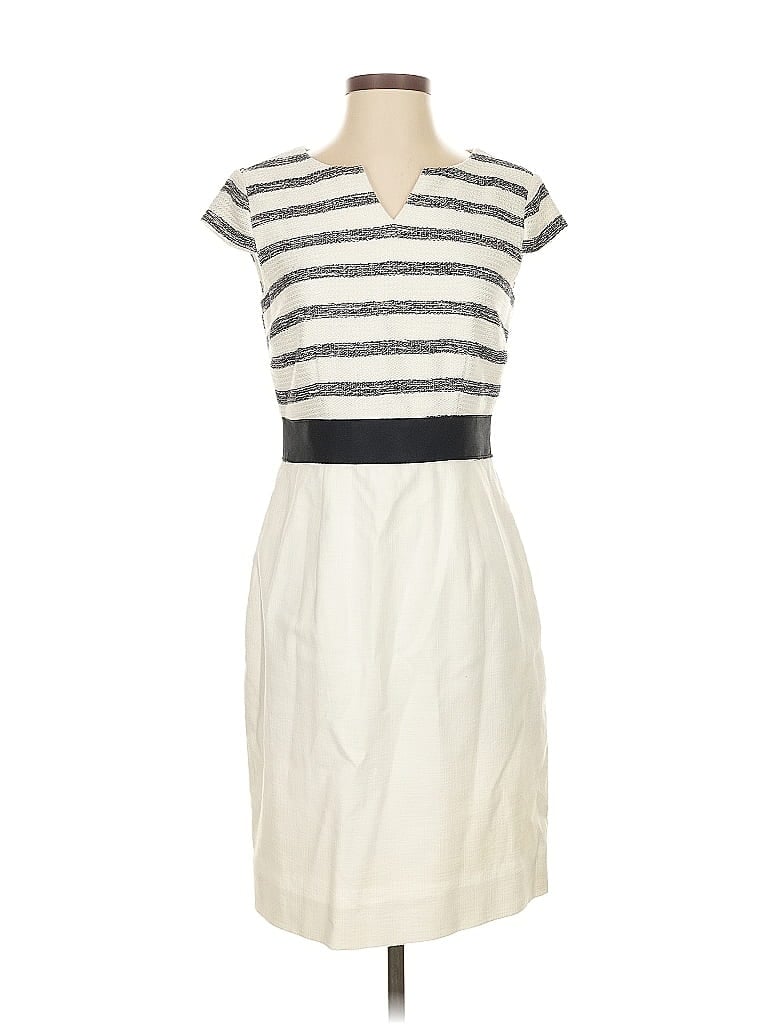 Pre-owned Antonio Melani Casual Dress In White