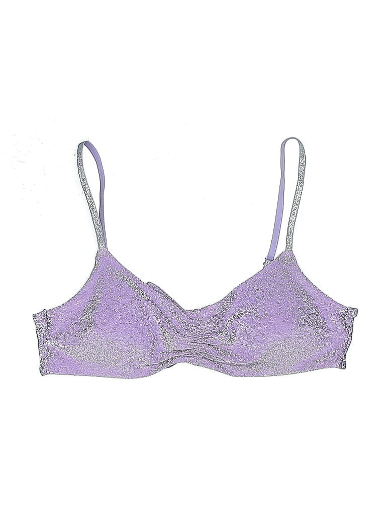 Pre-owned H&m Swimsuit Top Purple Swimwear