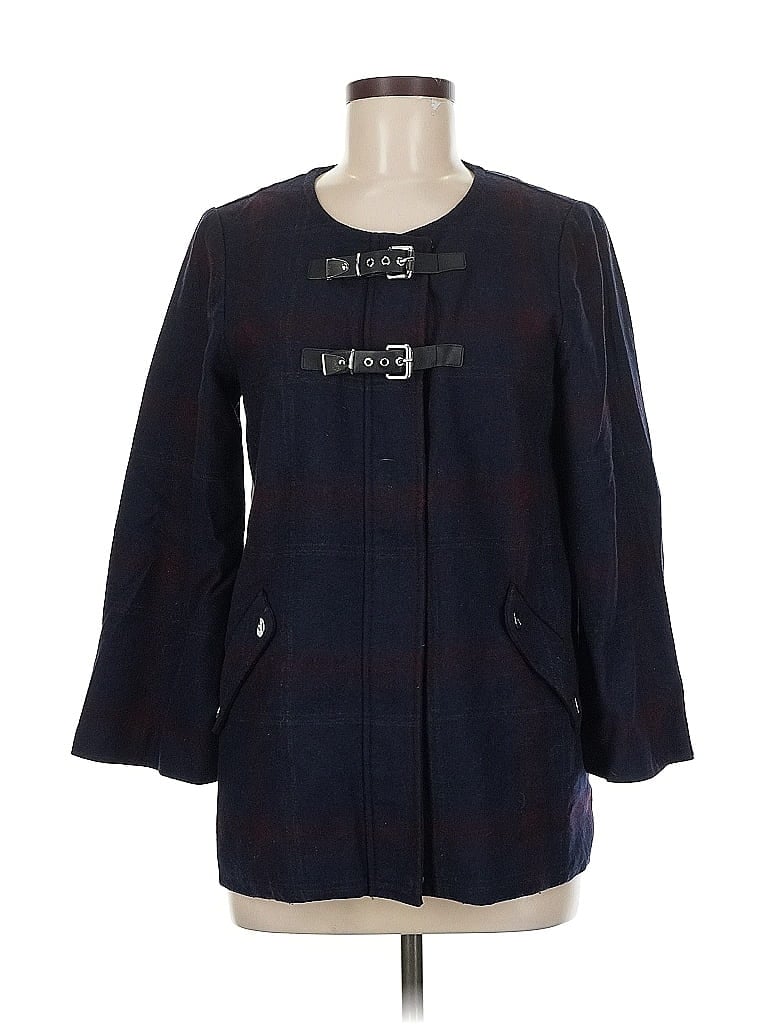 Pre-owned Guess Coat In Blue