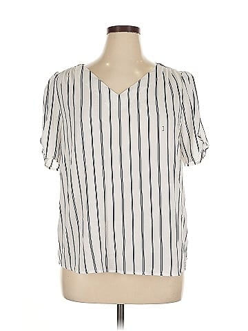 Adrianna Papell Short Sleeve Blouse (view 1)