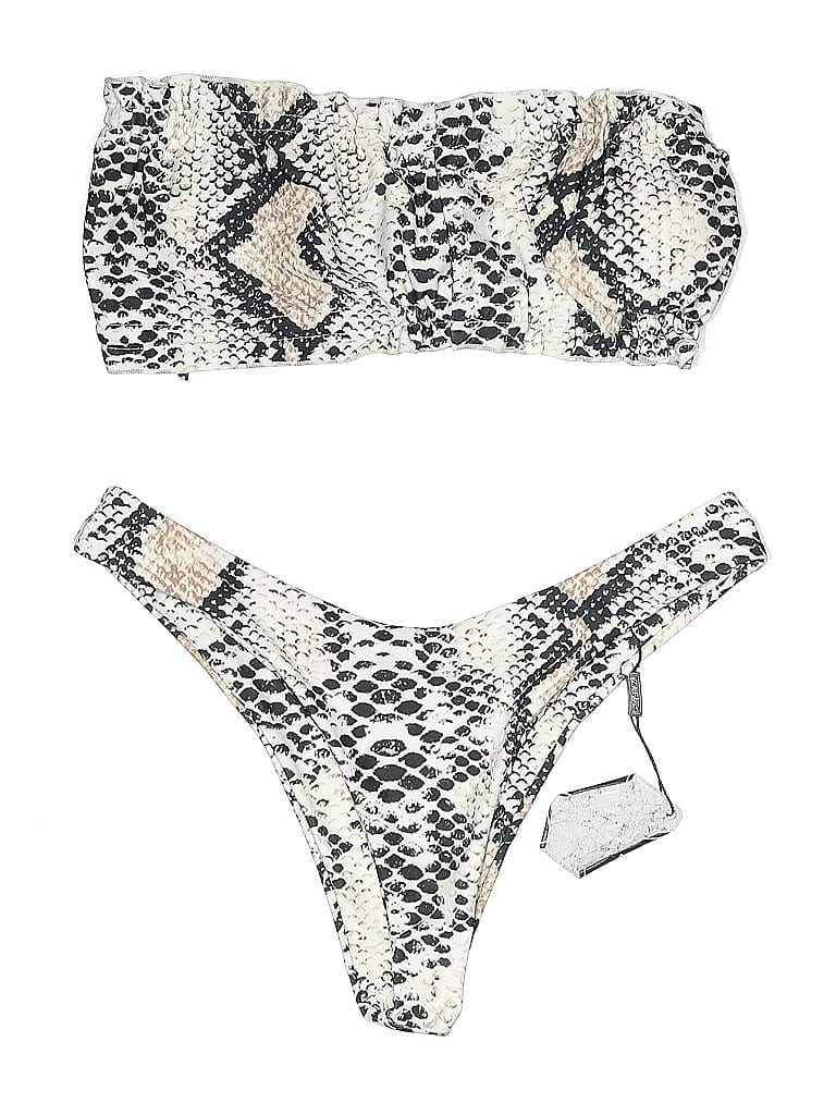 Pre-owned Zaful Two Piece Swimsuit In White