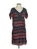 Roxy 100% Polyester Chevron-herringbone Gray Casual Dress Size S - photo 1