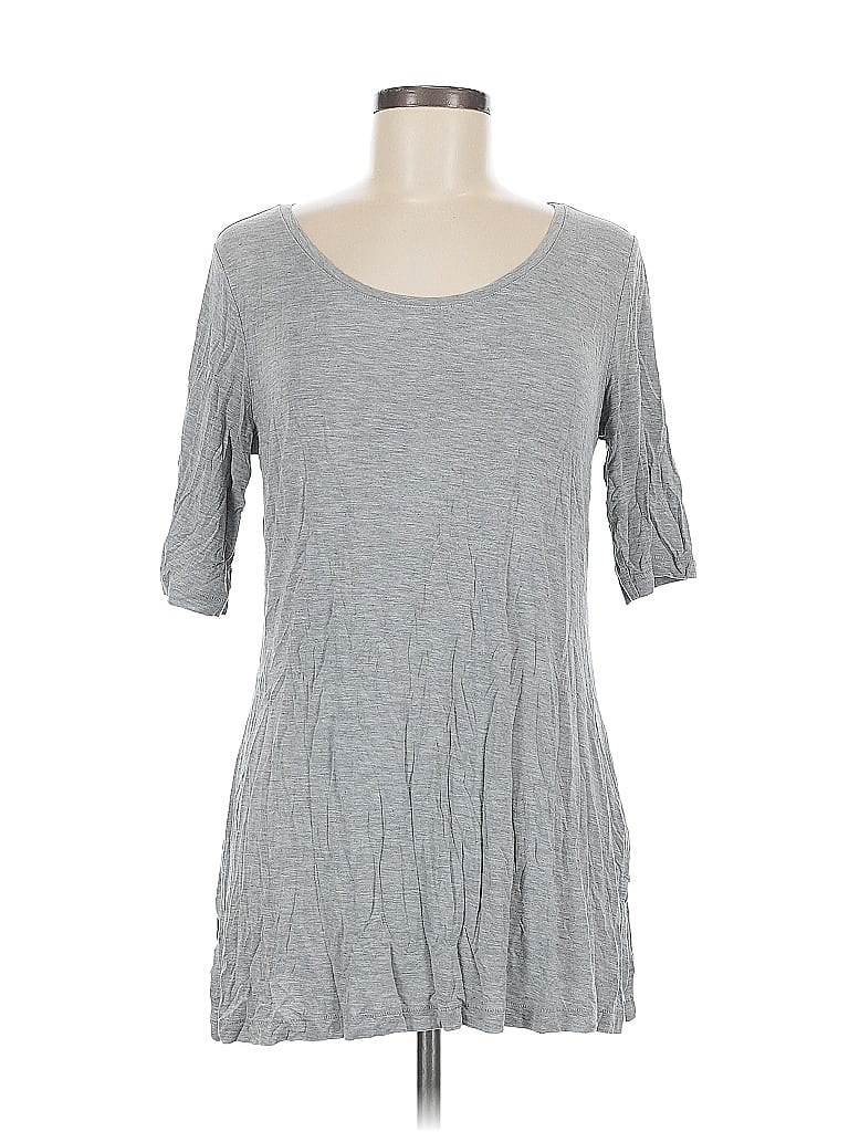 Pre-owned Willi Smith 3/4 Sleeve T-shirt In Gray