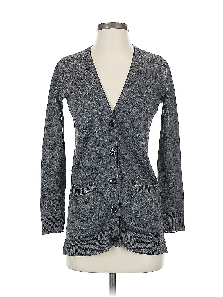 Pre-owned Gap Cardigan Sweater In Gray