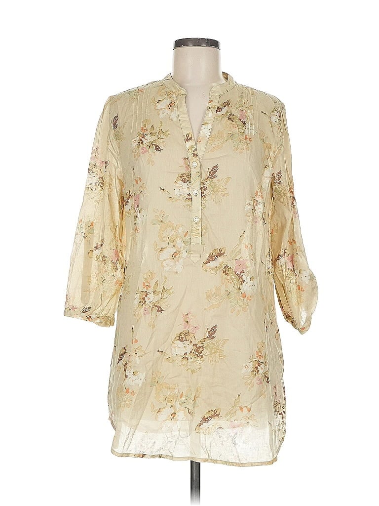 Pre-owned Polo Ralph Lauren 3/4 Sleeve Blouse In Green