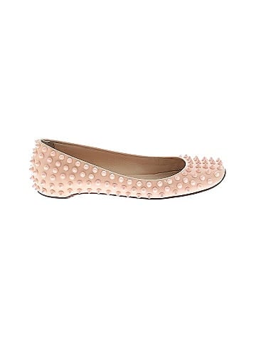Christian Louboutin Patent Leather Gozul Spiked Flats (view 1)