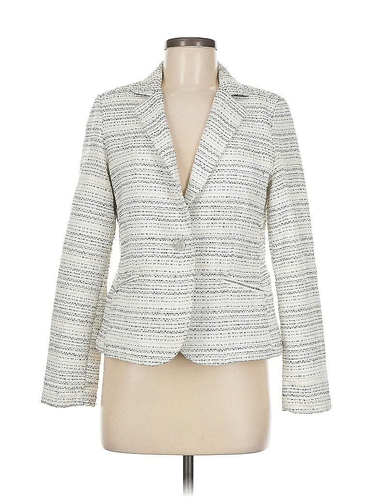 Pre-owned Cabi Blazer Jacket In Gray