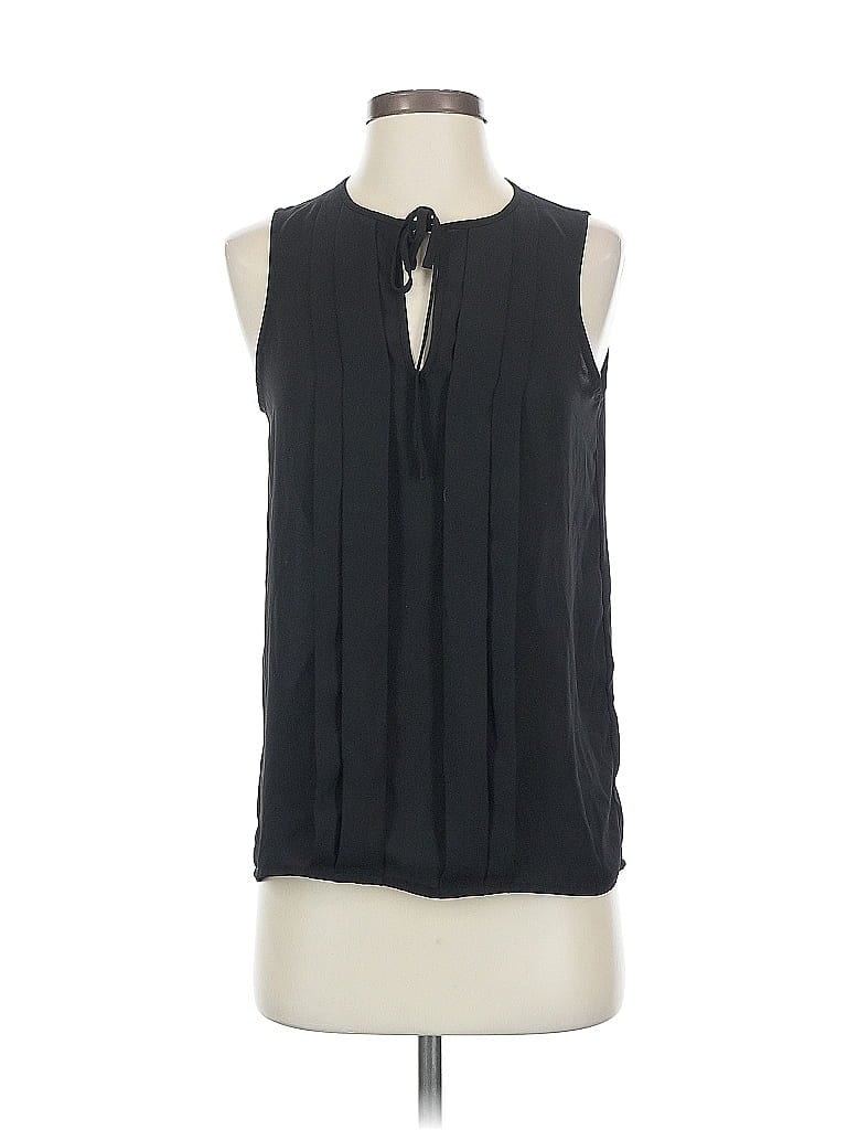 Pre-owned J.crew Factory Store Sleeveless Blouse In Black