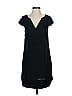 Express 100% Polyester Solid Black Casual Dress Size XS - photo 1