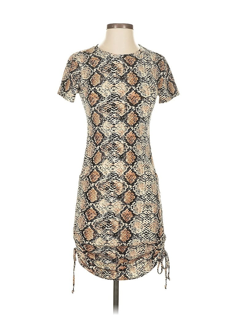 Pre-owned Forever 21 Casual Dress In Brown