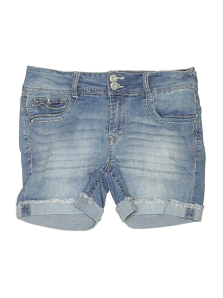 Click to view more detailed imagery on our partner's website Pre-owned Wallflower Denim Shorts In Blue