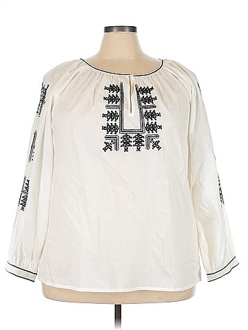 Karen Kane 3/4 Sleeve Blouse (view 1)