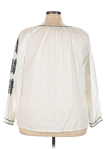 Karen Kane 3/4 Sleeve Blouse (view 2)