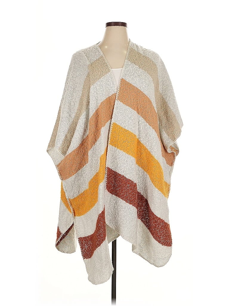 Pre-owned Aerie Poncho In Brown