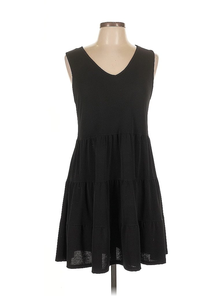 Pre-owned Green Envelope Casual Dress In Black