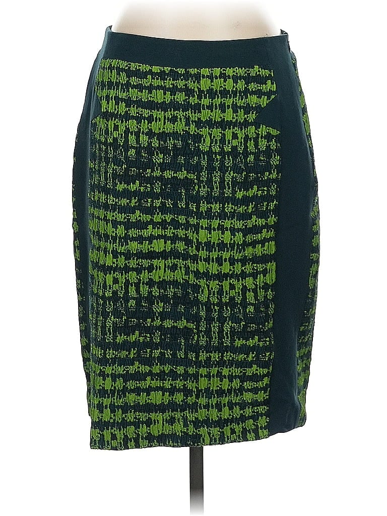 Pre-owned W By Worth Casual Skirt In Green