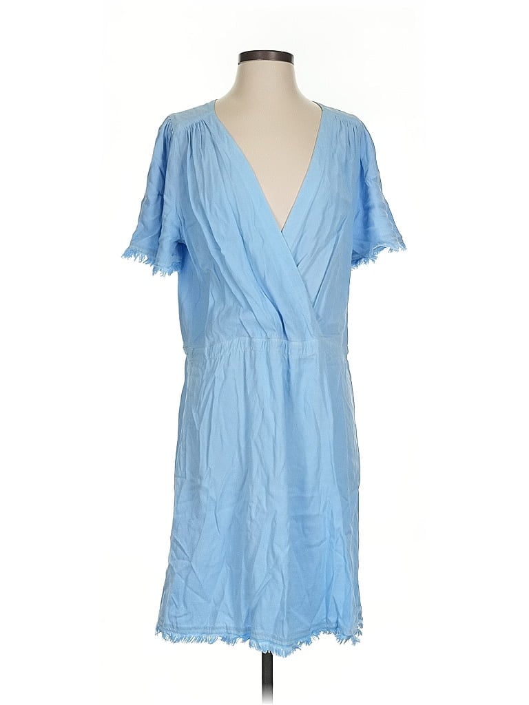 Pre-owned Maven West Casual Dress In Blue