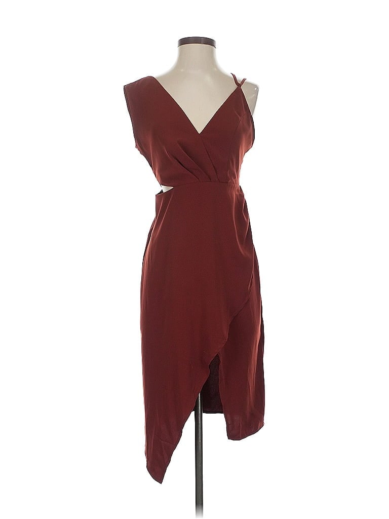 UNBRANDED Pre-owned Cocktail Dress In Brown
