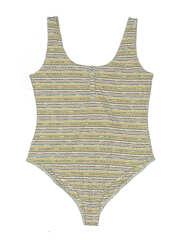 Pre-owned Wild Fable Bodysuit In Yellow